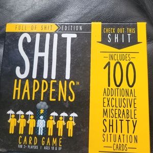 Shit happens adult party card game- full of shit edition